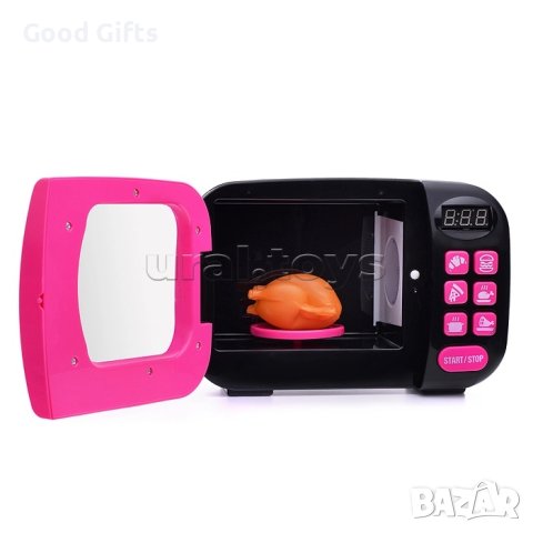 Комплект Детска микровълнова печка с аксесоари, снимка 3 - Други - 42947259