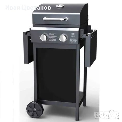 Газово барбекю Muhler с 2 горелки, 2x2.8kW