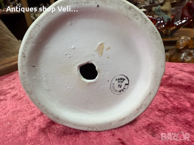 Чифт италиански порцеланови фигури №7482, снимка 5 - Антикварни и старинни предмети - 52050413