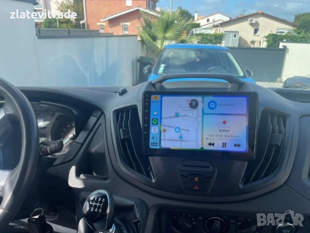 FORD TRANSIT TOURNEO CUSTOM 2015/2021 9" Андроид навигация, 9672, снимка 4 - Навигация за кола - 43163404