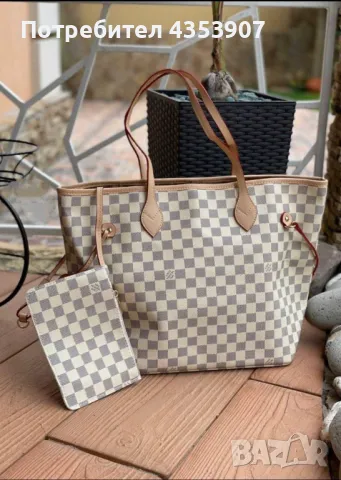 LOUIS VUITTON дамска чанта, снимка 2 - Чанти - 48735722