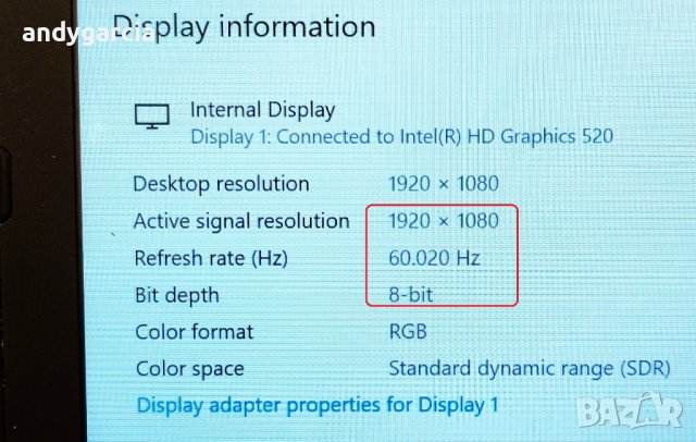  Lenovo ThinkPad T460 - НА ЧАСТИ, дефектен дисплей всичко работи, снимка 8 - Лаптопи за работа - 42987179