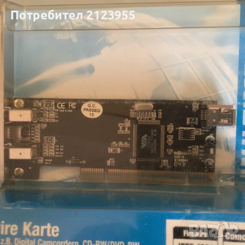 PCI FIREWIRE  CARD, снимка 6 - Други - 39872965