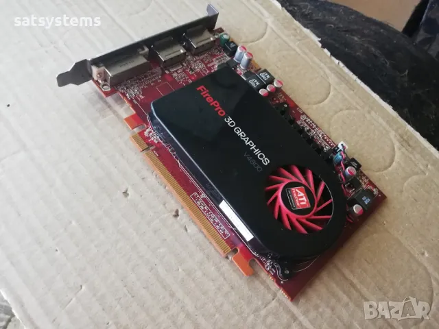 Видео карта AMD FirePro V4800 1024MB GDDR5 128bit PCI-E , снимка 4 - Видеокарти - 48078007