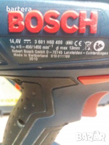 Акумулаторен Винтоверт Bosch GSR 14,4 V-LI / 3 батерии, снимка 6 - Винтоверти - 37216879