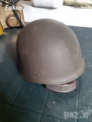 Стара военна френска парашутистка каска
