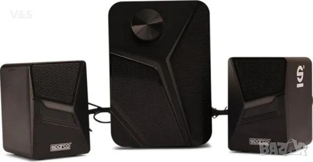 Sparco 2.1 PC високоговорители, кабелни, субуфер, 11W, черни, снимка 7 - Тонколони - 47992233