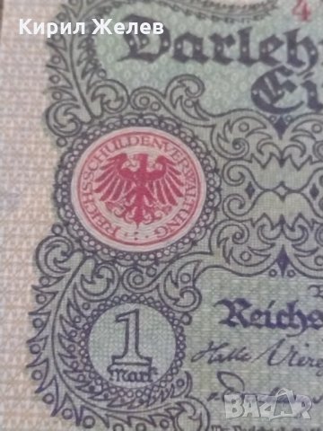 Стара банкнота - Германия - 1 марка 1920 година - 23634, снимка 2 - Нумизматика и бонистика - 33373418