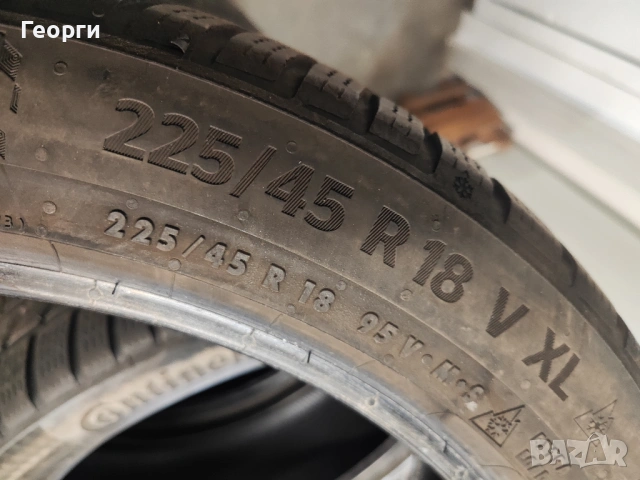 2бр.зимни гуми 225/40/18 Continental, снимка 6 - Гуми и джанти - 53210085
