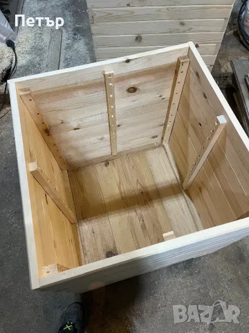 Дървени кашпи за цветя , снимка 4 - Саксии и кашпи - 48736762