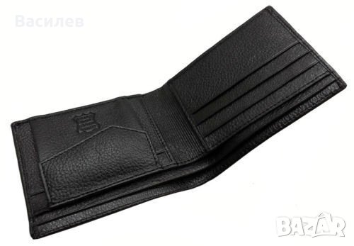 Buono Pelle нов мъжки портфейл портмоне естествена кожа RFID protection внос Англия, снимка 4 - Портфейли, портмонета - 43771944
