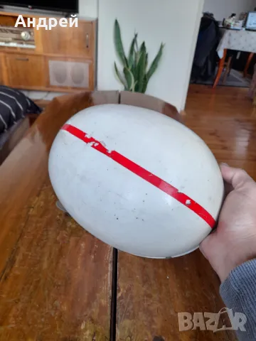 Стара мотористка Каска #4, снимка 5 - Други ценни предмети - 48252162