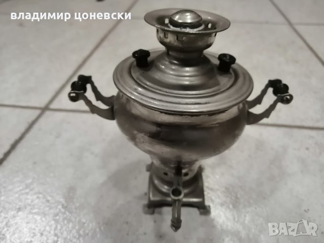 Малък декоративен самовар за украса, снимка 3 - Колекции - 39604290