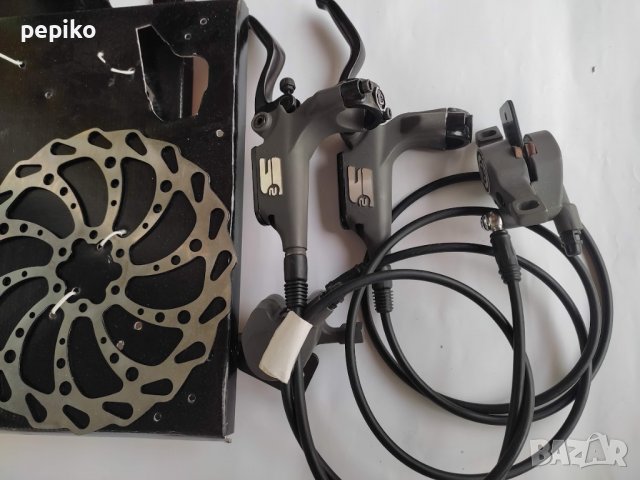 Продавам колела внос от Германия  хидравлични дискови спирачки CLARKS, снимка 12 - Части за велосипеди - 38787654