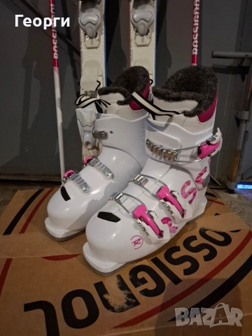 Детски комплект ски Rossignol-100см.+обувки Rossignol-21.5 , снимка 3 - Зимни спортове - 53287008