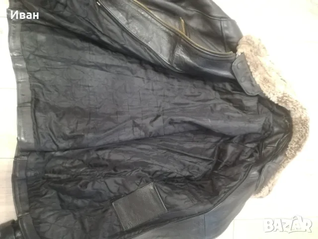 Кожено яке Телешки бокс, снимка 2 - Якета - 48643109