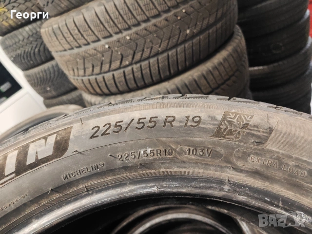 4бр.зимни гуми 225/55/19 Michelin, снимка 5 - Гуми и джанти - 53209522