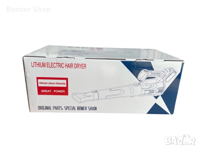 Акумулаторна духалка за листа 36V 8Ah, снимка 2 - Градинска техника - 51830727