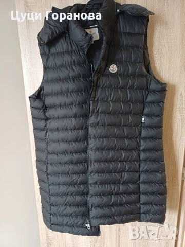 Голям развер дамски елек пух с качулка