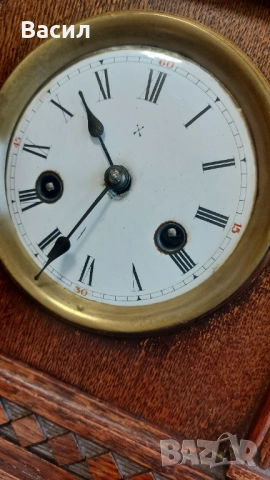 КАМИНЕН НАСТОЛЕН НЕМСКИ ЧАСОВНИК Н.А.С, снимка 3 - Антикварни и старинни предмети - 51974672