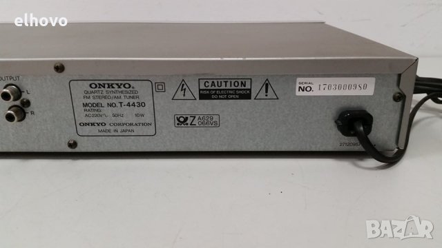 Стерео тунер ONKYO T4430, снимка 6 - Ресийвъри, усилватели, смесителни пултове - 28813558