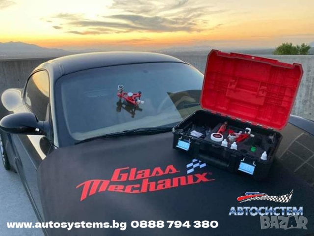 Комплекти за възстановяване/ ремонт,лепене,заличаване/ на спукани автостъкла, снимка 2 - Индустриална техника - 8370374