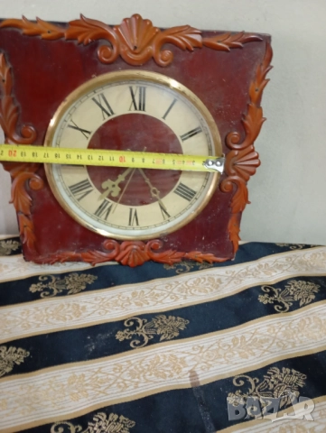 Винтидж стенен часовник, снимка 3 - Антикварни и старинни предмети - 52320790