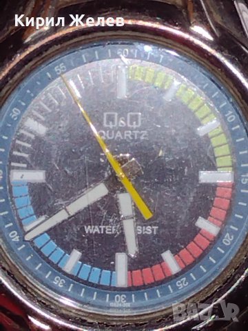 Марков мъжки часовник Q/Q QUARTZ WATER RESIST JAPAN MOVT стил и елегантност 41740, снимка 2 - Мъжки - 43773224