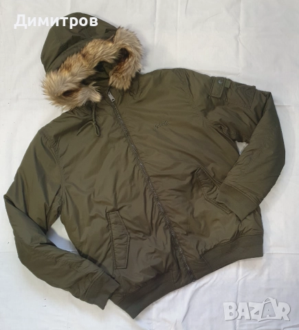 Яке бомбър, парка, SCHOTT, снимка 2 - Якета - 24394023