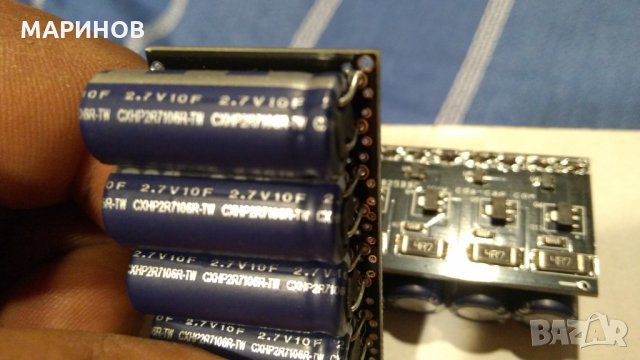 Супер кондензатор 16в. 1.66фарада, снимка 2 - Друга електроника - 34733186