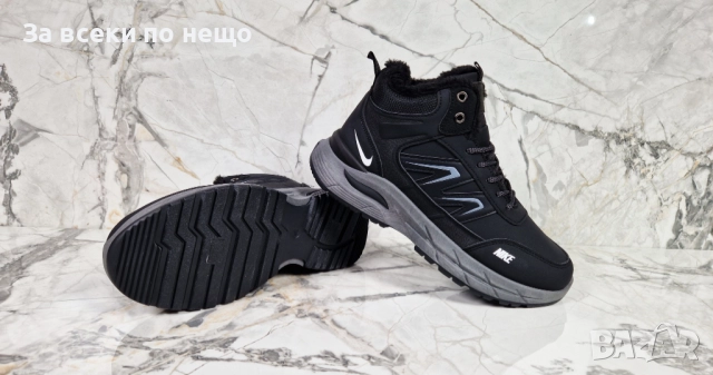 Nike Мъжки Зимни Кубинки С Топла Дебела Вата Найк - Налични Различни Цветове Код P1710, снимка 4 - Мъжки боти - 52969911