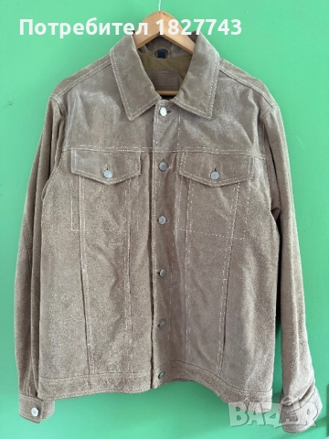 ЕСТЕСТВЕН ВЕЛУР, бежово- ТОП СЪСТОЯНИЕ !