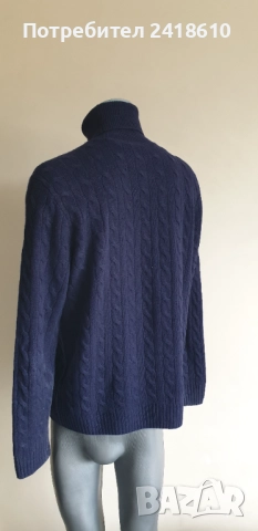 POLO Ralph Lauren Cable Wool / Cashmere Knit Mens Size M - L НОВО! ОРИГИНАЛ! Mъжки Поло Пуловер !, снимка 11 - Пуловери - 51895840