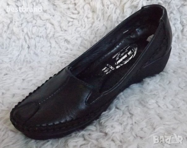 Обувки, черни, естествена кожа, код 276/ББ1/48, снимка 4 - Дамски ежедневни обувки - 36752047
