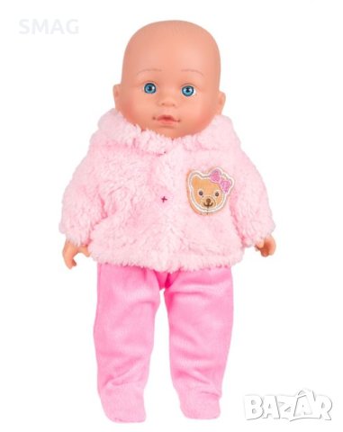 Кукла Бебе Облечена като Мече 30 см, снимка 3 - Кукли - 43298110