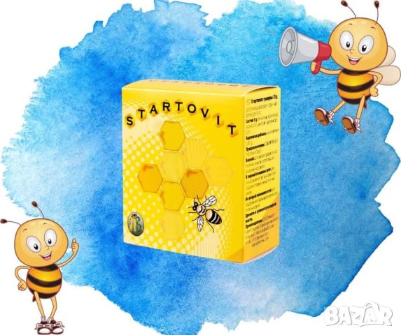 СТАРТОВИТ 25гр (Startovit) Стимулатор за пчелни семейства, за 50 литра сироп, снимка 1 - Други стоки за животни - 22716337
