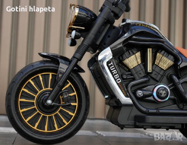 Акумулаторен MOTOR ТУРБО 12V батерия,MP3 плейър, с меки гуми с Кожена седалка, снимка 8 - Детски велосипеди, триколки и коли - 43657792