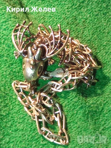 ФИГУРАЛЕН СРЕБЪРЕН ПЕНДАНТ ЛАКИРАНО СРЕБРО ВИСОКА ПРОБА със СРЕБЪРЕН ЛАНЕЦ СРЕБРО 925 ITALY 49837, снимка 16 - Колиета, медальони, синджири - 49275095