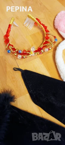 Лот парти аксесоари за Хелоуин и РД, снимка 4 - Шноли, диадеми, ленти - 51168375