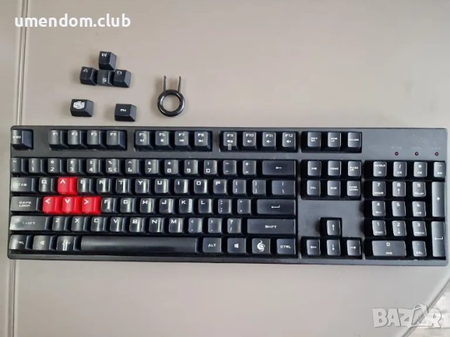 Mеханична клавиатура CM Storm XT (blue switches), снимка 3 - Клавиатури и мишки - 49159689