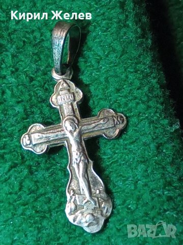 СПАСИ и СОХРАНИ Старинно СРЕБЪРНО ПРАВОСЛАВНО РАЗПЯТИЕ КРЪСТ СРЕБРО 925 с ПЕЧАТ на МАЙСТОРА 40531, снимка 18 - Антикварни и старинни предмети - 42762937