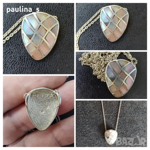 Два броя / Винтидж / Руски сребърен медальон / висулка / проба 925  , снимка 7 - Колиета, медальони, синджири - 26738943