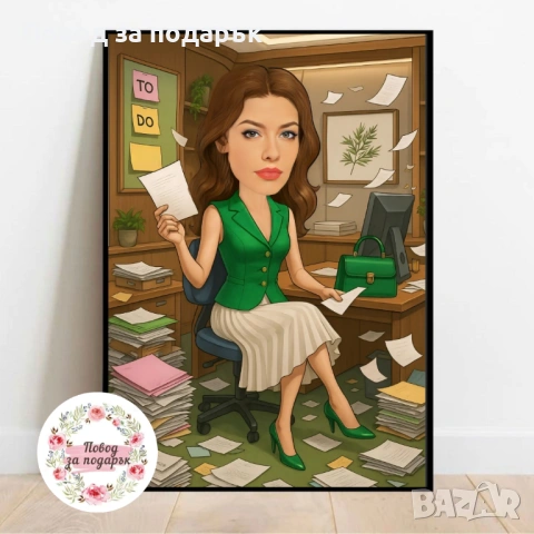 Карикатура за професия , снимка 6 - Картини - 53467181