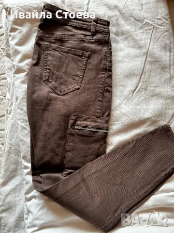 Кафяв дамски панталон
