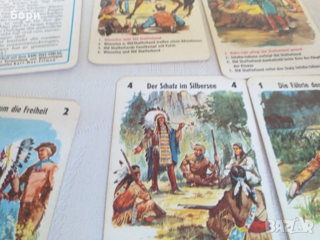 ВИНЕТУ карти за игра WINNETOU-QUARTETT, снимка 7 - Карти за игра - 33674786