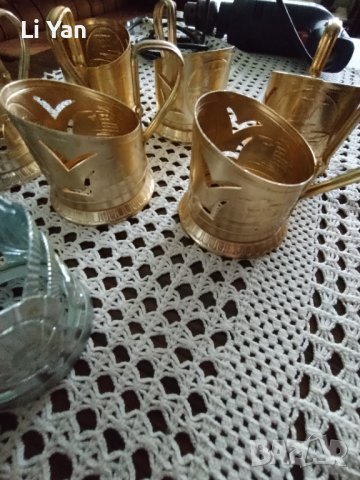 Подстакани, снимка 2 - Антикварни и старинни предмети - 44118315