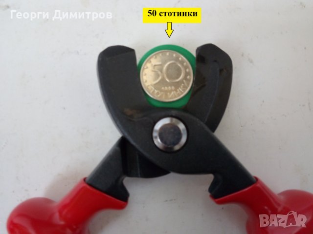 клещи нови кабелни резачки klaus friedrich Germany -1000V, 210mm, капацитет Ф20mm., снимка 2 - Клещи - 38110505