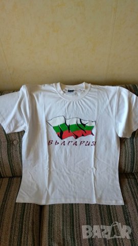 Тениска с българското знаме, снимка 1 - Тениски - 26256048