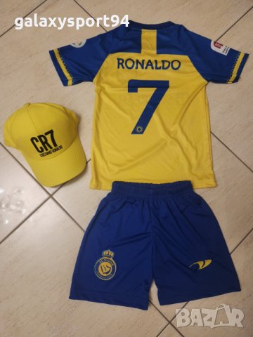 CR7 RONALDO AL Nassr + Калци + Шапка 2023г Нов Детско Син, снимка 6 - Футбол - 39956298
