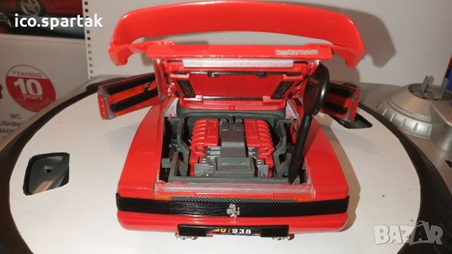 Ferrari Testarossa targa 1:18 Bburago, снимка 10 - Колекции - 32254568